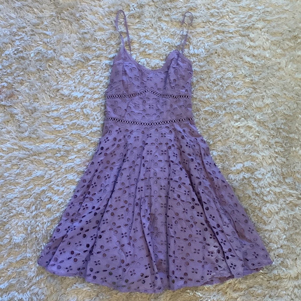 Venus size 6 purpls flower dress